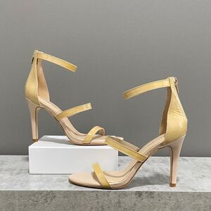 Gianni Bini Tan Strappy Stiletto Heels Size 7